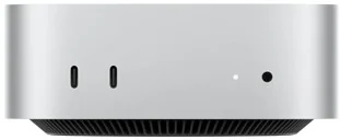 Mac mini visto de frente, fotografía oficial de Apple.